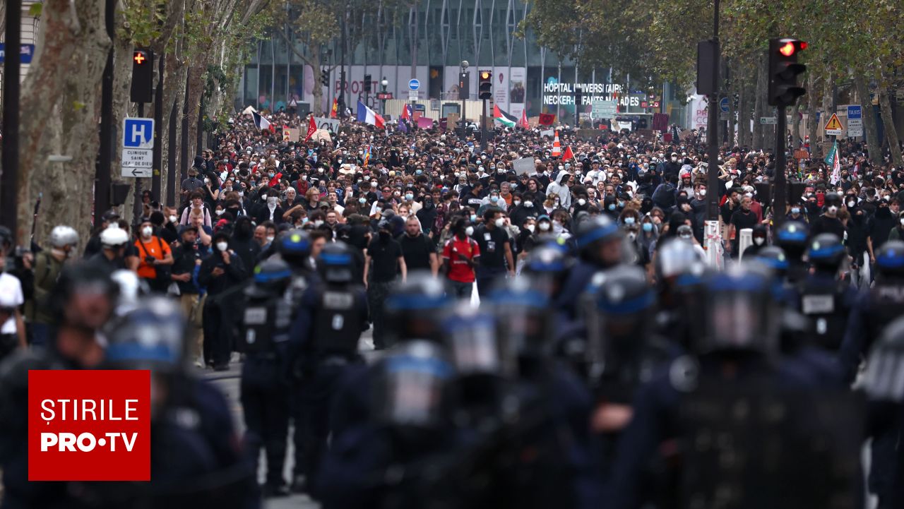 Proteste masive în Franța: Mișcarea Vestelor Galbene revine în prim-plan în contextul crizei sociale