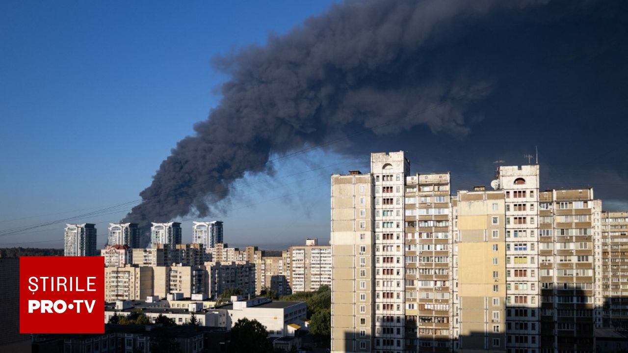 Rusia a lansat un atac de amploare asupra Ucrainei, vizând principalele unități industriale și energetice