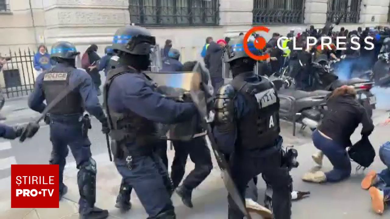 Violențe masive în Franța: zeci de mii de protestatari și atacuri asupra primăriilor în mai multe orașe