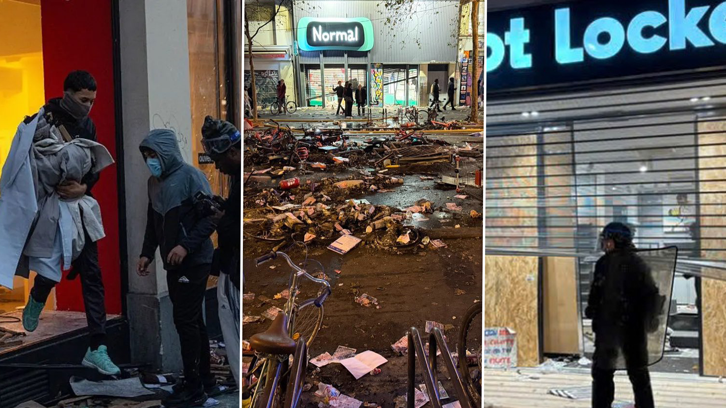 Violențe masive în Franța: Magazine de lux și supermarketuri au fost jafuite în timpul protestelor