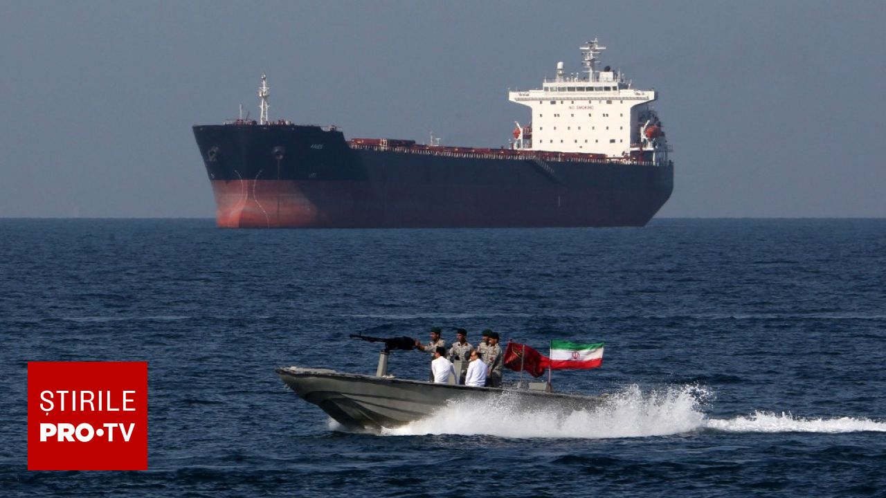 Explozie la un petrolier în apropierea Strâmtorii Ormuz după contactul cu o mină marină