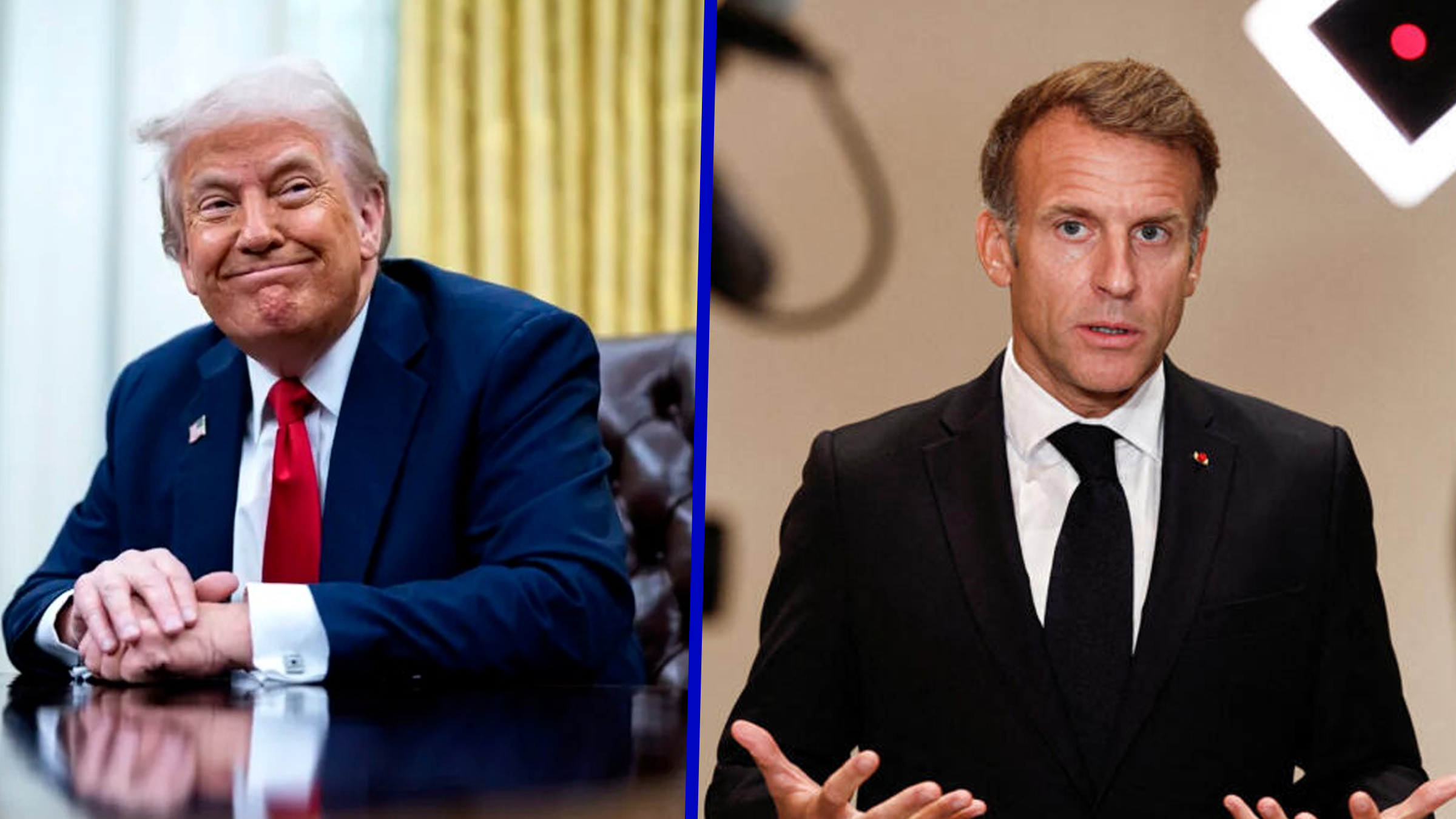 Emmanuel Macron îl acuză pe Donald Trump că folosește violențele din Franța în scopuri electorale