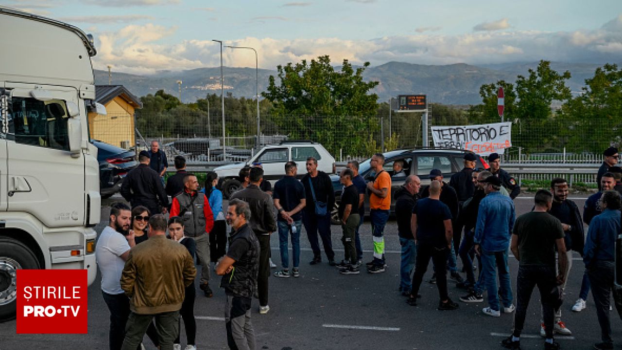 Avertisment din partea MAE pentru românii care călătoresc în Italia din cauza protestelor transportatorilor