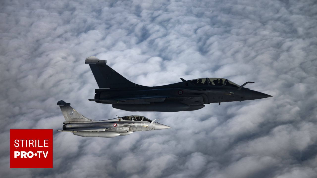 Exercițiu militar nuclear „Rummy”: Avioanele britanice și franceze au simulat un atac deasupra Mediteranei