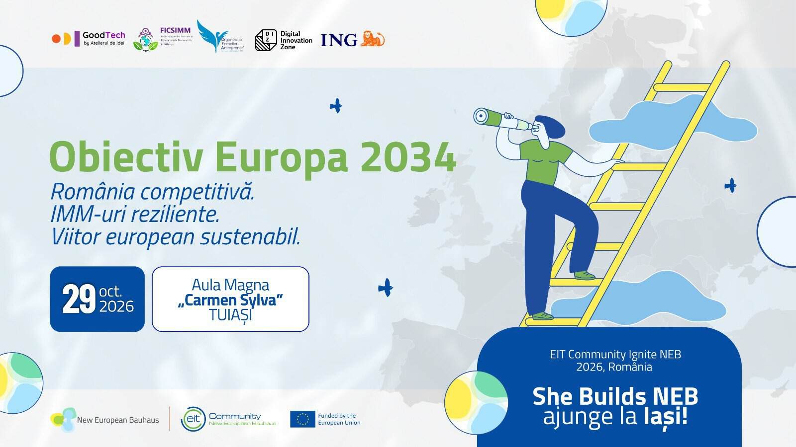 Conferință la Iași: Dialog între IMM-uri și reprezentanți ai Comisiei Europene și Băncii Europene de Investiții