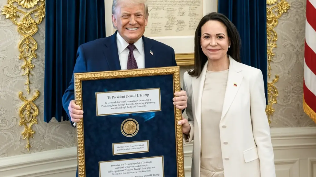Maria Corina Machado s-a întors în Venezuela după un an de exil