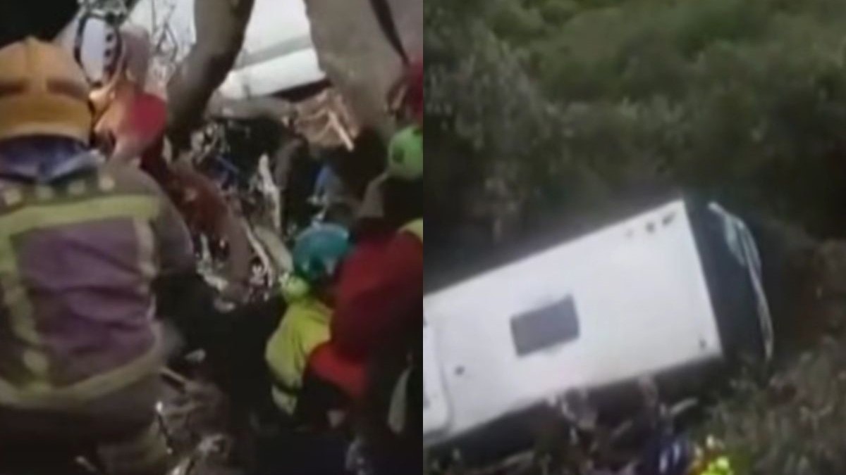 Accident grav în Spania: un autocar a căzut într-o prăpastie după o coliziune, peste 80 de persoane rănite
