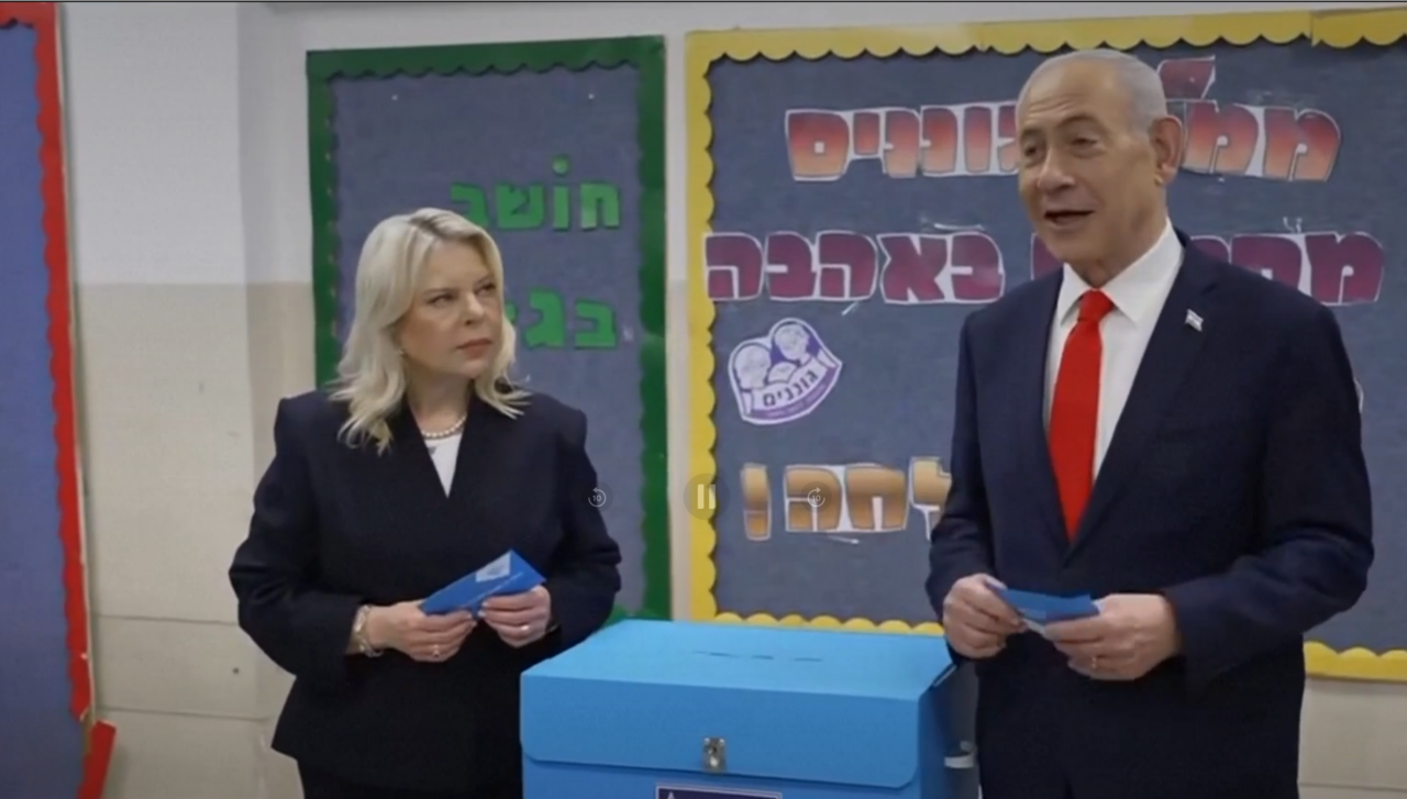Benjamin Netanyahu a votat la alegerile parlamentare din Israel, într-un moment de maximă tensiune regională
