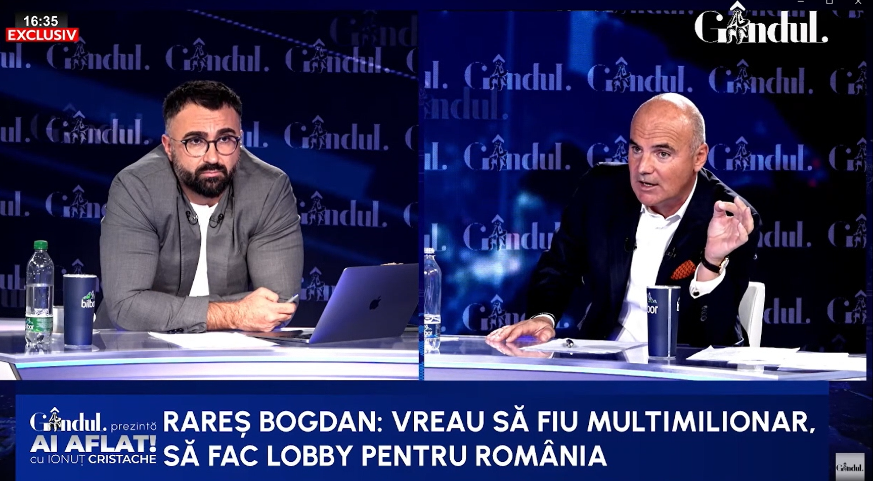 Rareș Bogdan despre viitorul său: Vrea să devină miliardar și să facă lobby pentru România