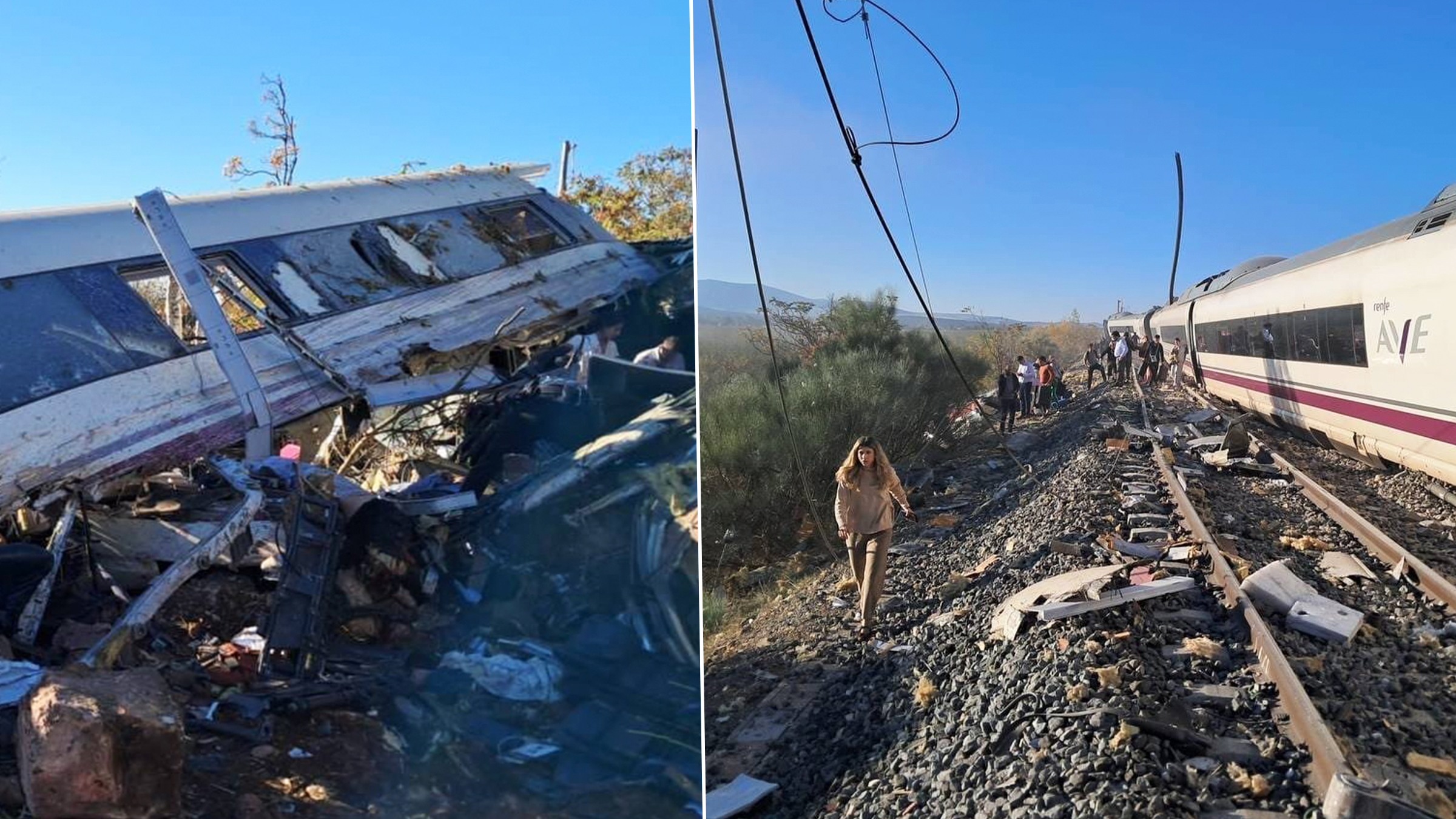 Tragedie feroviară în Spania: cel puțin 46 de morți după coliziunea a două trenuri de mare viteză