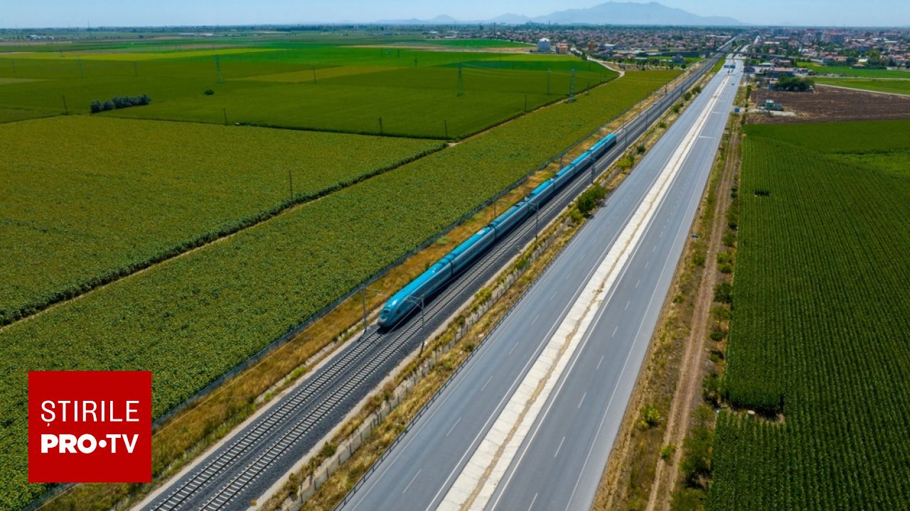 Turcia construiește o linie de tren de mare viteză de 513 km de-a lungul Mării Negre