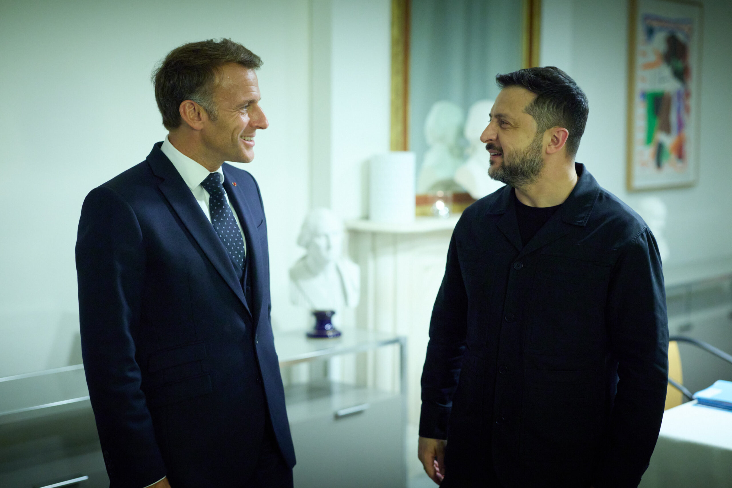 Zelenski și Macron s-au întâlnit la New York pentru securitate și sprijin energetic