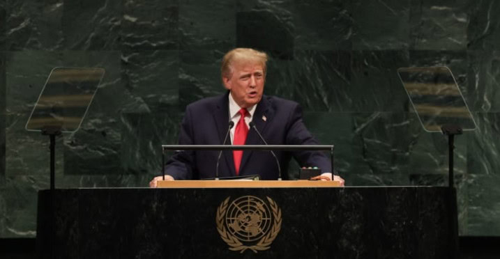 Trump, discurs dur la ONU: Construcția a două baze militare în Groenlanda și izolarea economică a Iranului