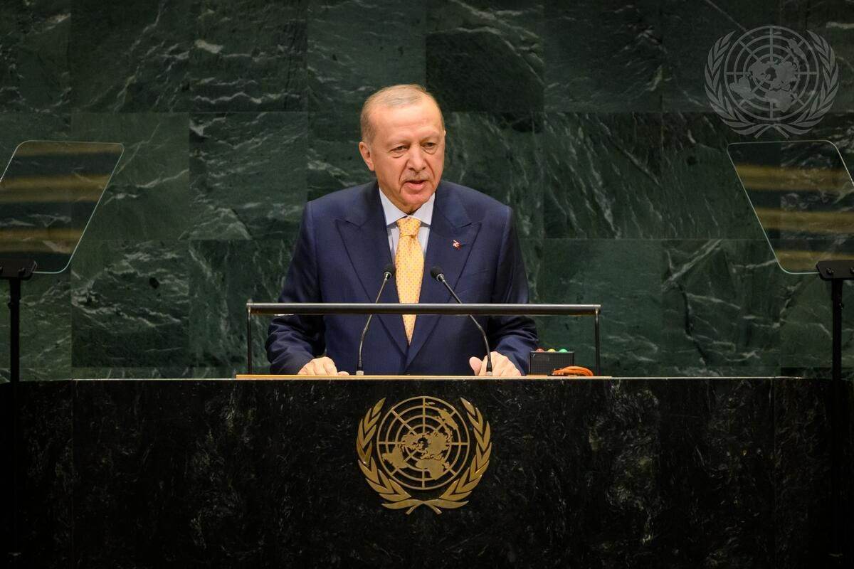 Tayyip Erdogan a condamnat politicile de neutralizare a genului în cadrul Adunării Generale a ONU