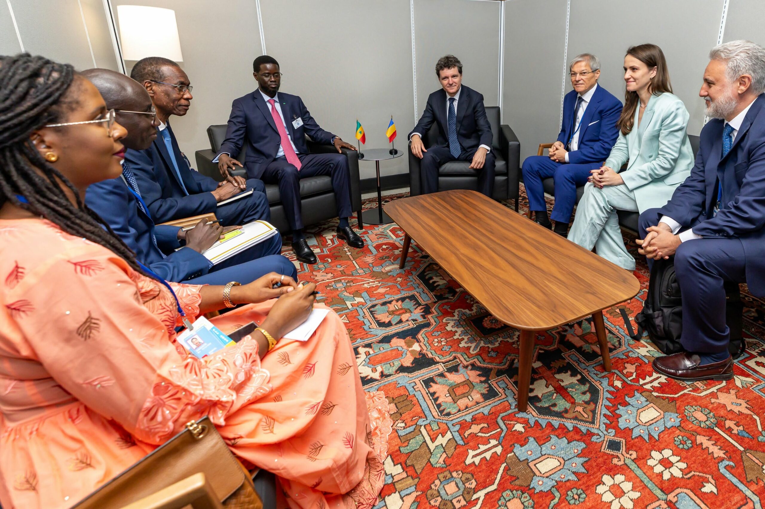 Nicușor Dan s-a întâlnit la New York cu președintele Senegalului și cu liderul Guineei