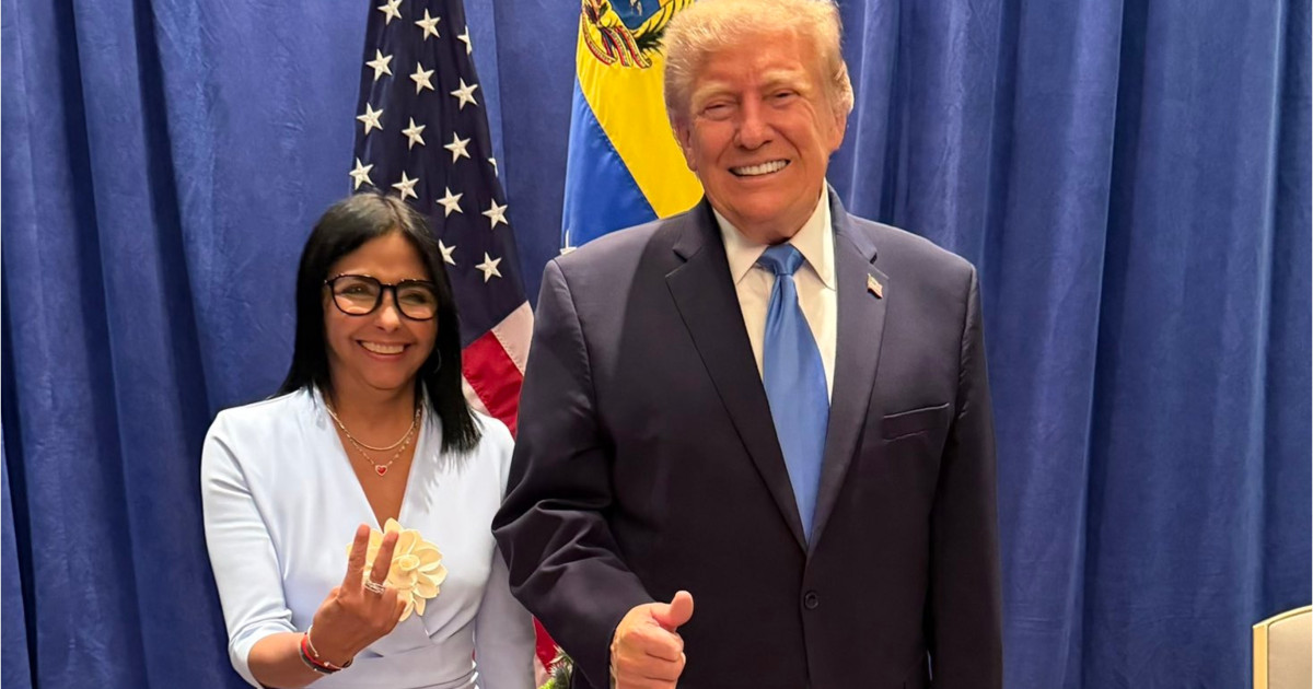 Donald Trump s-a întâlnit cu Delcy Rodriguez în marja Adunării Generale a ONU