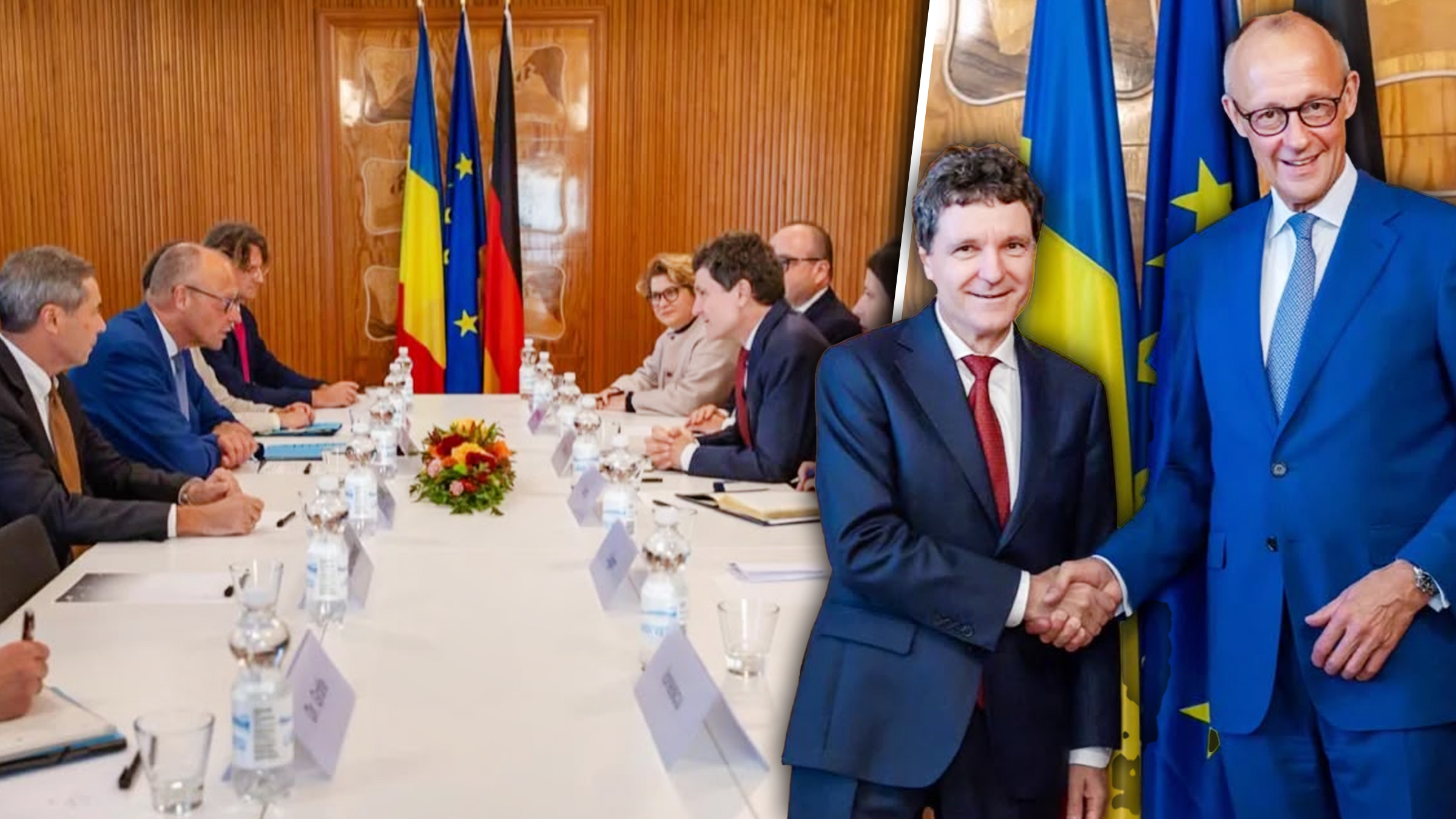 Nicușor Dan și Friedrich Merz au discutat la Rovaniemi despre securitatea NATO și bugetul UE