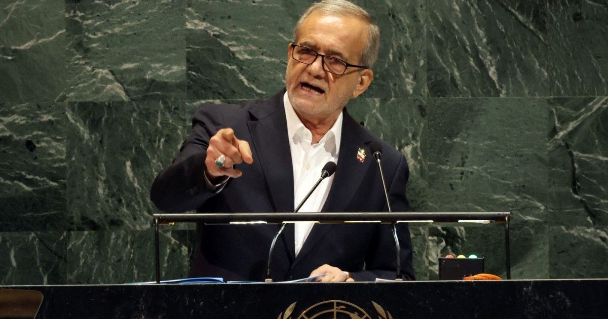 Masoud Pezeshkian răspunde lui Donald Trump de la ONU: Iranul nu este terorist, ci victima agresiunii