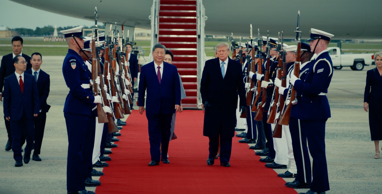 Donald Trump l-a întâmpinat pe Xi Jinping cu un protocol militar spectaculos în SUA