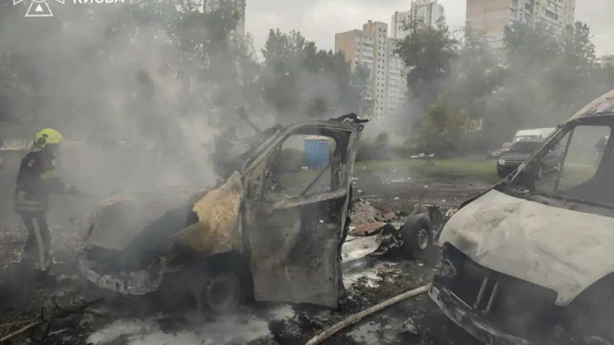 Un templu istoric din Kiev a fost avariat în urma unui atac aerian rusesc