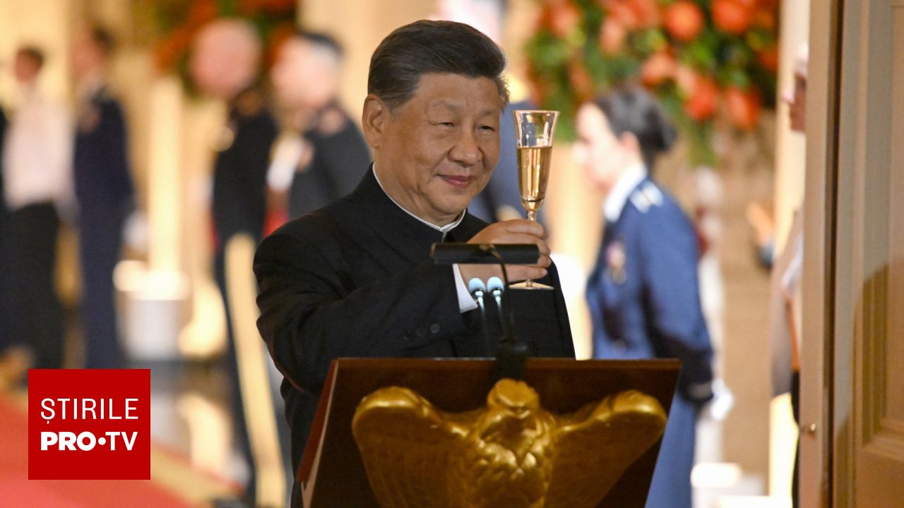 Donald Trump a organizat o primire spectaculoasă pentru Xi Jinping la Casa Albă