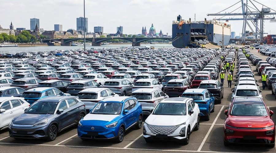 UE solicită Marii Britanii creșterea taxelor vamale pentru vehiculele produse în China