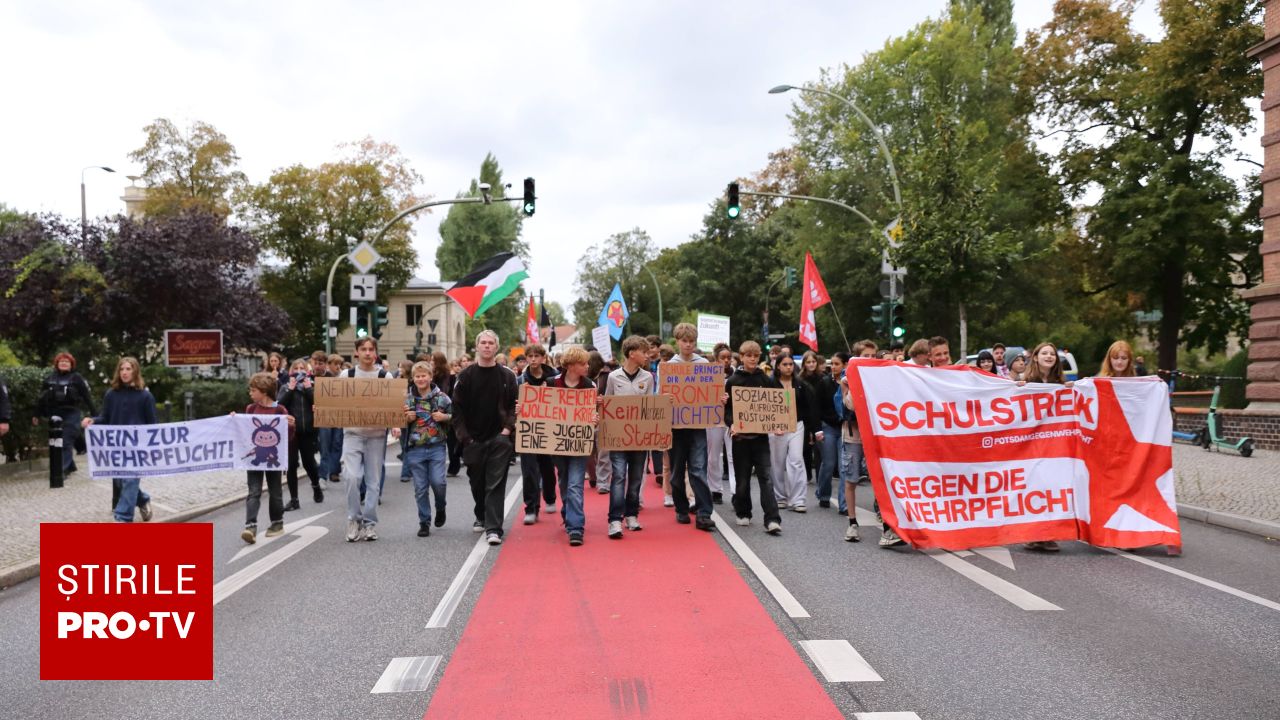 Proteste masive în Germania: tinerii se opun posibilei reintroduceri a serviciului militar obligatoriu