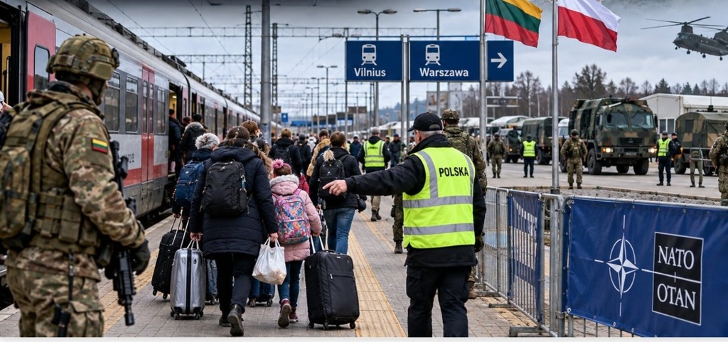 Polonia și Lituania pregătesc un plan de evacuare a populației baltice prin Coridorul Suwałki
