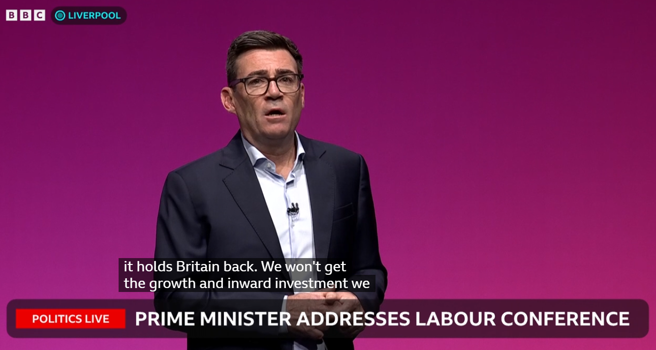 Premierul britanic Andy Burnham anunță reforme majore la pensii și creșterea rolului statului în economie
