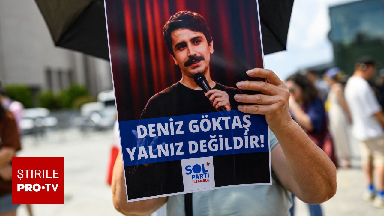Comediantul Deniz Goktas a fost eliberat din Turcia după 88 de zile de închisoare pentru glumele adresate lui Erdogan