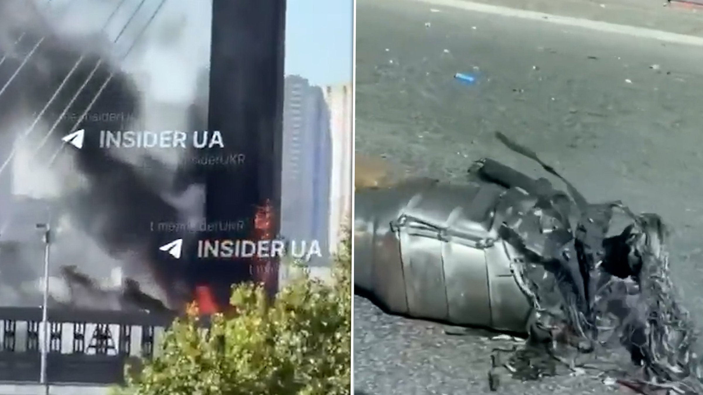 Atac cu drone rusești asupra podului Piydenny din Kiev: transportul rutier și metroul au fost oprite