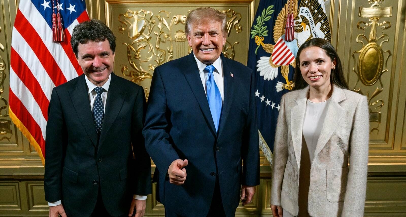 Nicușor Dan s-a întâlnit cu Donald Trump la New York, în cadrul recepției ONU