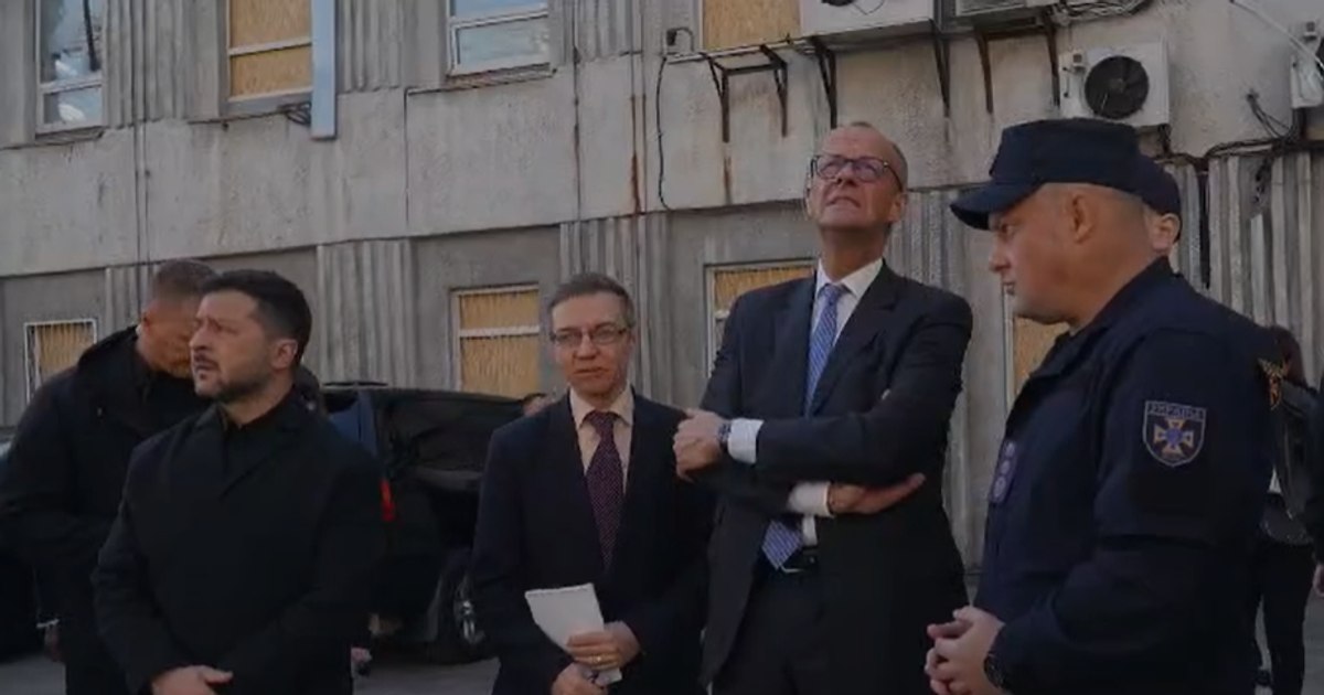 Atac rusesc asupra unui pod important din Kiev în timpul vizitei lui Friedrich Merz în Ucraina