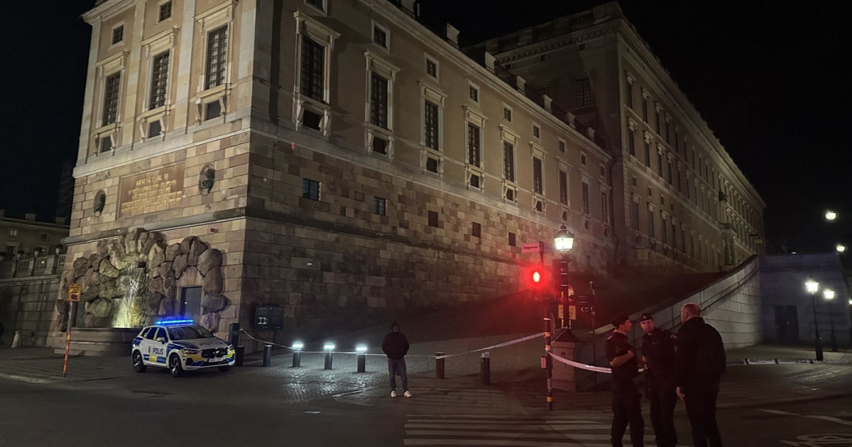 Incident armat în fața palatului regal din Stockholm: poliția suedeză a împușcat un bărbat