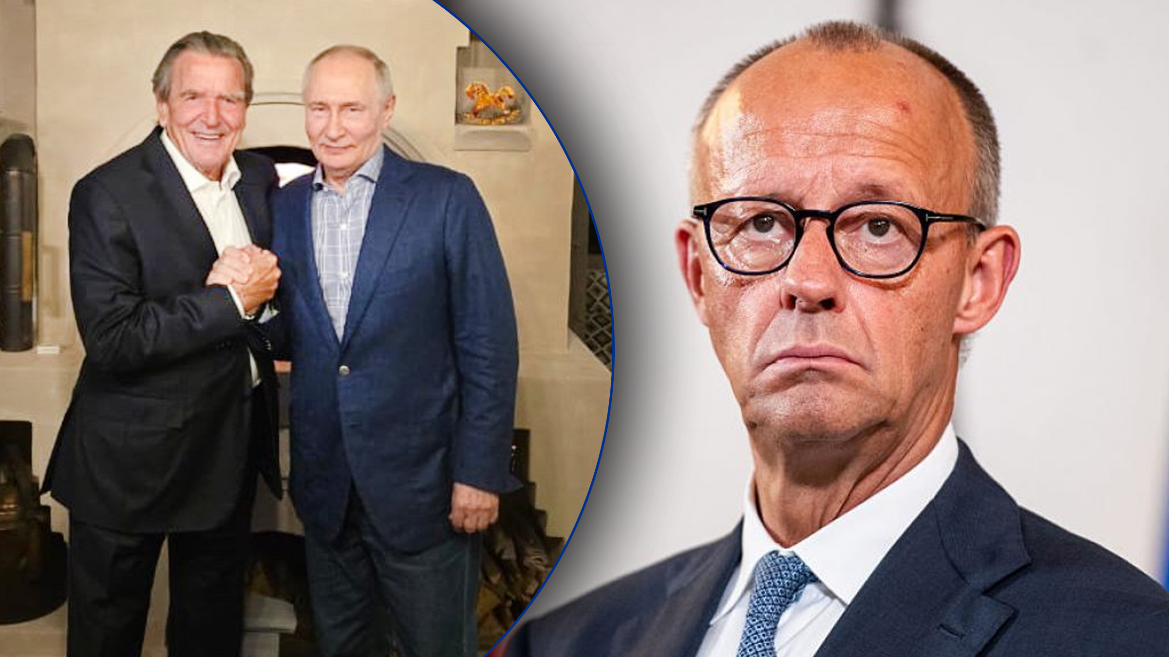 Scandal politic la Berlin: Friedrich Merz îl critică pe Gerhard Schröder pentru vizita la Vladimir Putin