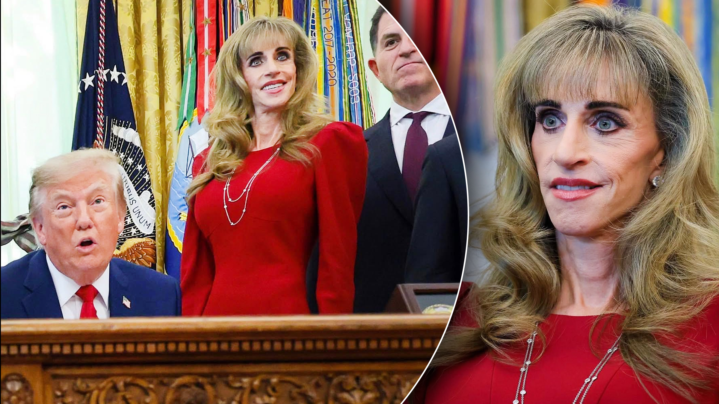 Controversă la Casa Albă: Apariția lui Susan Dell alături de Donald Trump a declanșat reacții virale