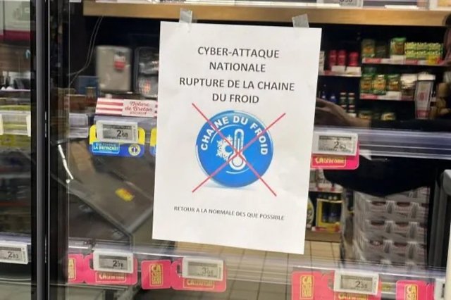 Atac cibernetic masiv asupra supermarketurilor din Franța: tone de alimente aruncate la gunoi