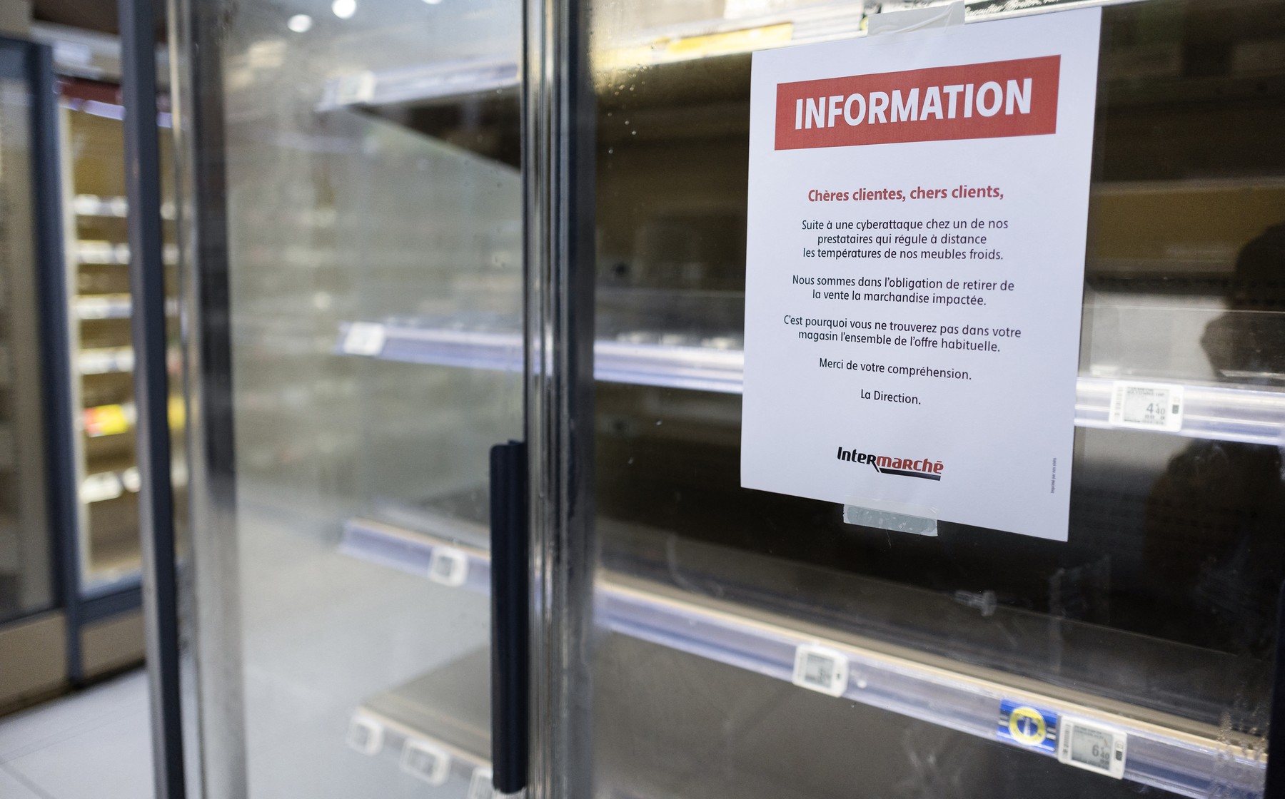 Atac cibernetic masiv în Franța: Temperaturile în frigiderele supermarketurilor au ajuns la 50 de grade