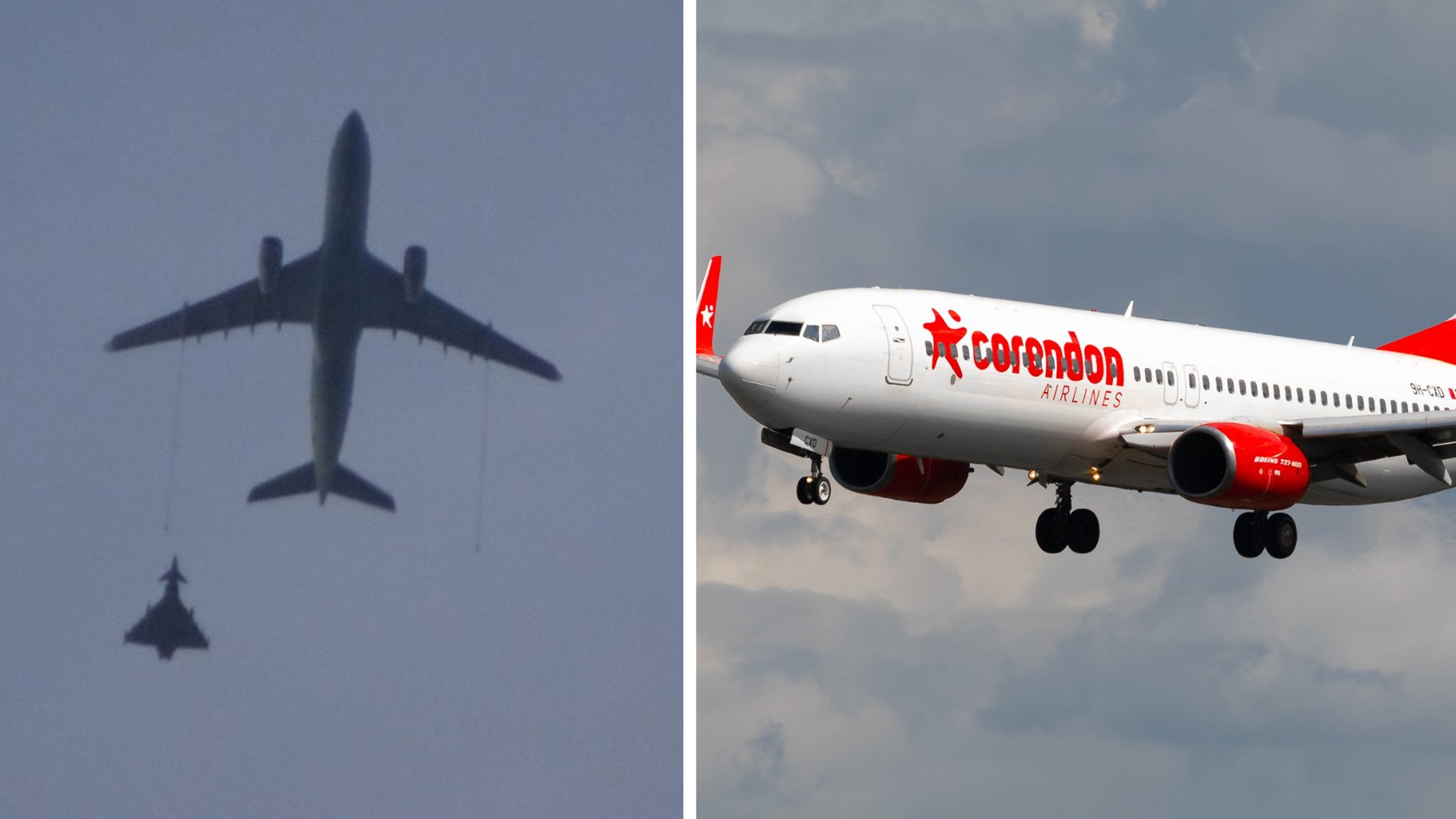 Alarmă de deturnare la un zbor Corendon Airlines: avionul a fost escortat de avioane de vânătoare