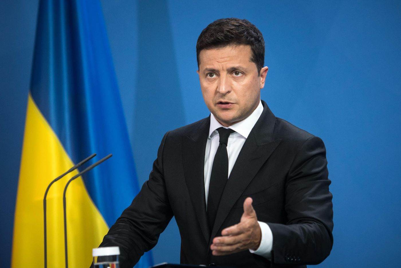 Zelenski susține că dronele rusești au atacat spațiul aerian al Moldovei în timpul tranzitului său